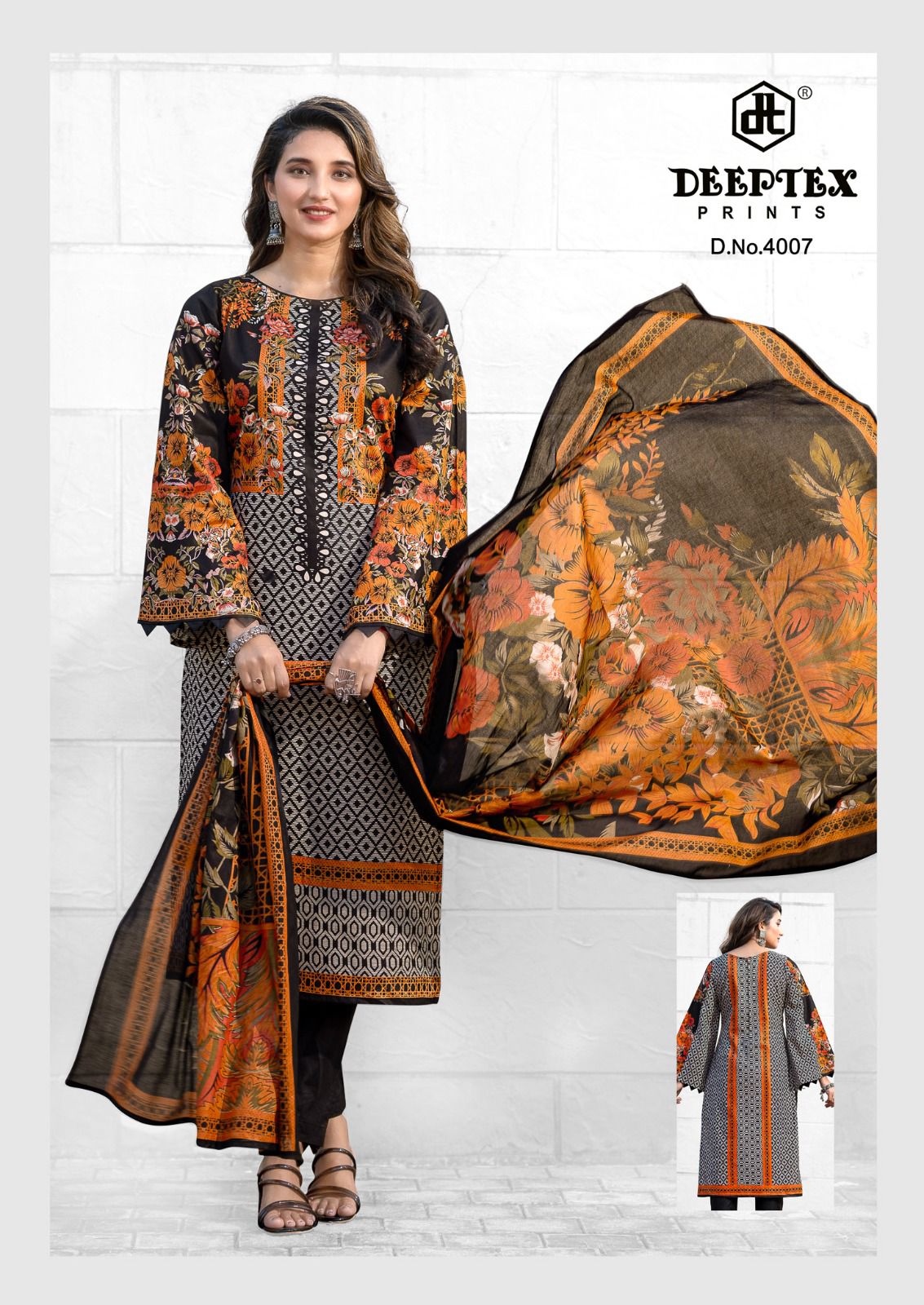Roohi Zara Vol 4 By Deeptex Cotton Dress Material Wholesale Shop In Surat
